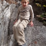 Brennan scrambling in American Fork Canyon