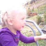 looking at the alpine slide